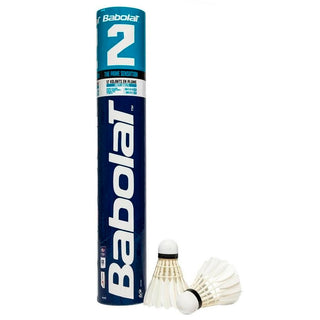 Babolat 2 High Quality Feather Shuttles - 12 Pack
