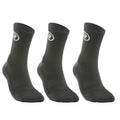 Bullpadel BP262 High Socks - Pack of 3 - Black