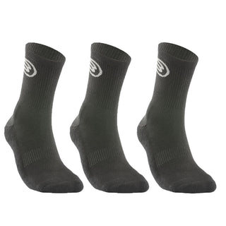 Bullpadel BP262 High Socks - Pack of 3 - Black