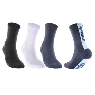 Bullpadel BP265 Crew Socks - Pack of 3 - Black/White/Navy