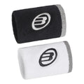 Bullpadel Wide Wristband - 2 Pack - White/Black Stripe
