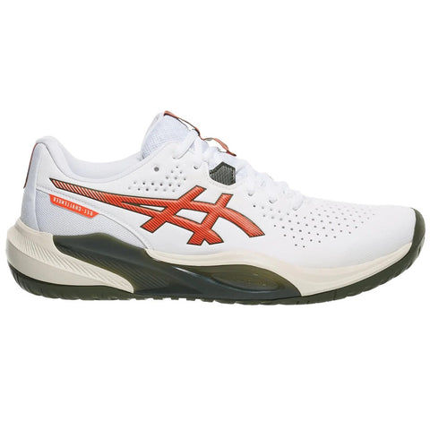 ASICS Gel Challenger 15 Mens Tennis Shoes - White/Cherry Tomato - 2026
