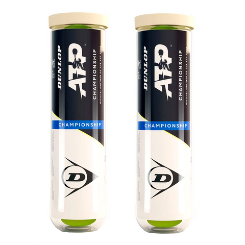 Dunlop ATP Championship Tennis Balls Twin Pack - 8 Balls