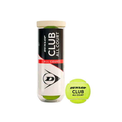Dunlop Club All Court Tennis Balls  - 3 Balls