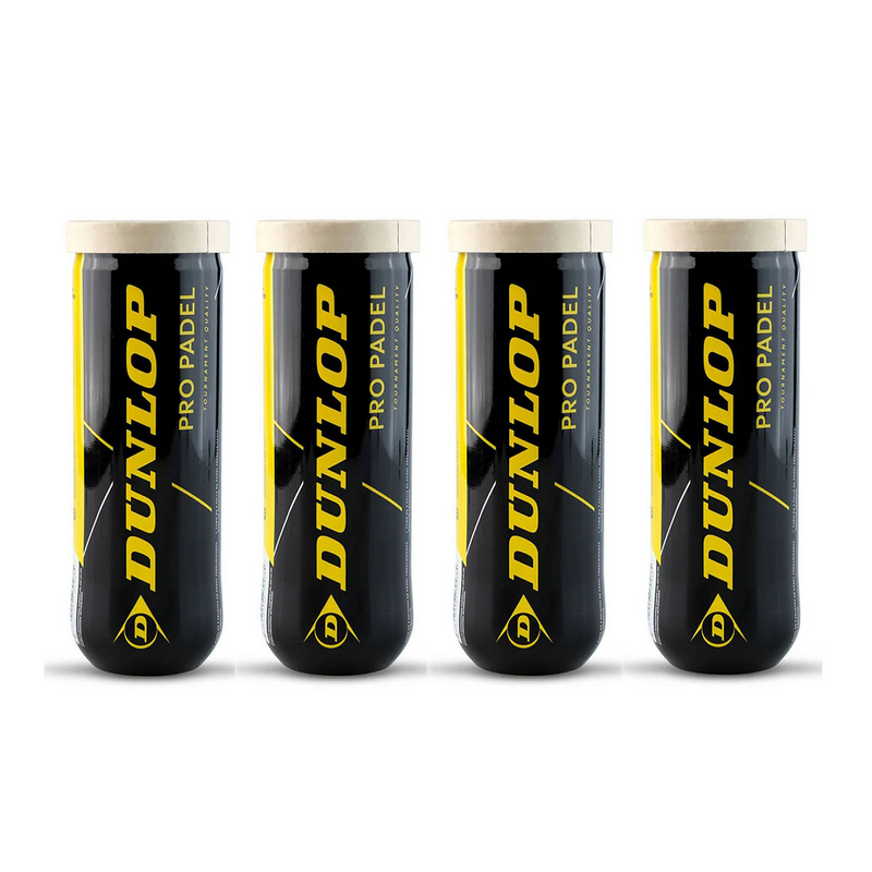Dunlop Pro Padel Balls - 1 Dozen / 12 Balls