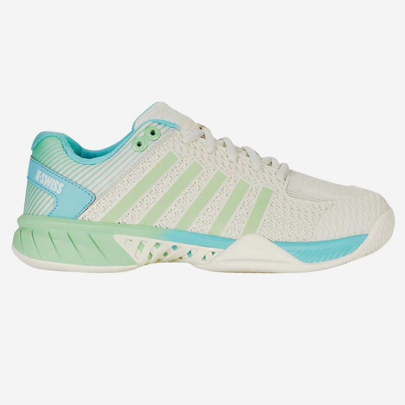 K-Swiss Express Light Womens Pickleball Shoes - White/Green - 2025