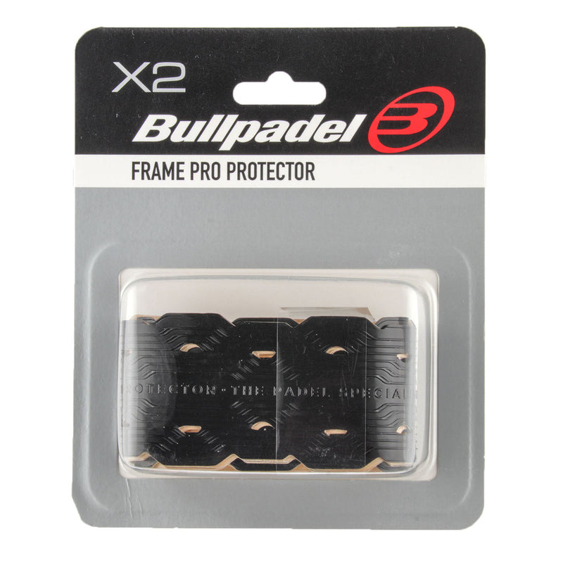 Bullpadel Pro Padel Racket Frame Protector - Black