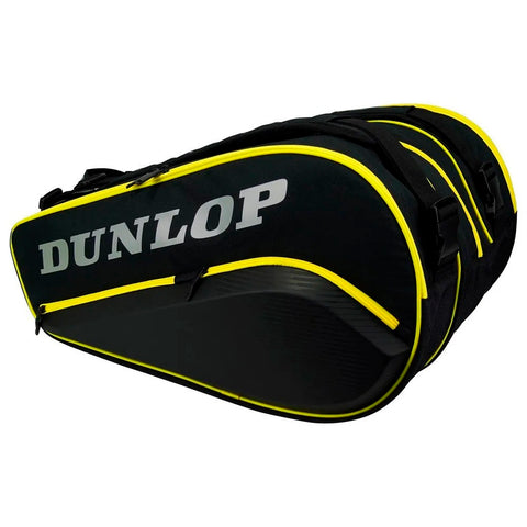 Dunlop Elite Thermo Padel Racket Bag - Black/Yellow