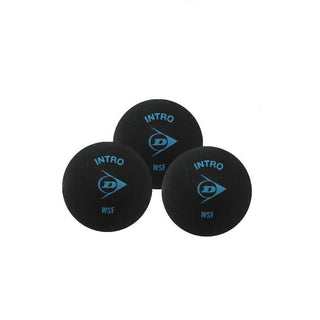 Dunlop Intro Blue Dot Squash balls - 3 Pack