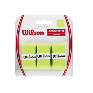 Wilson Pro Soft Overgrip - Pack of 3 Grips - Absorbent