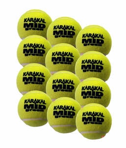 Karakal MID Green Dot Transition Tennis Balls - 12 Pack