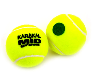 Karakal MID Green Dot Transition Tennis Balls - 12 Pack