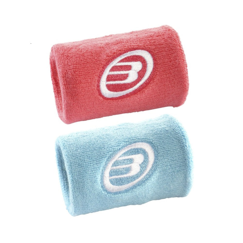 Bullpadel Short Wristband - 2 Pack - Pink/Blue