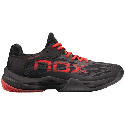 NOX AT10 Lux Mens All Court Padel Shoes - Black/Red