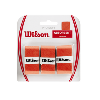 Wilson Pro Soft Overgrip - Pack of 3 Grips - Absorbent