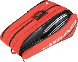 HEAD Tour 15 Tennis Racket Bag - Fluo Orange/Radical