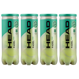 HEAD Padel One Balls - 1 Dozen / 12 Balls
