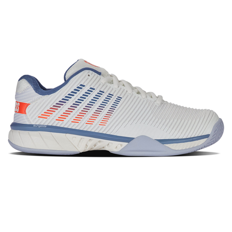 K-Swiss Hypercourt Express 2 Mens Tennis Shoes -Lucent White/Infinity/Scarlet Ibis - 2025