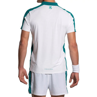 NOX Pro Men's Polo - White / Ivy Green