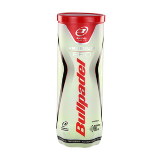 Bullpadel Premium Pro Padel Balls - 3 Ball Tube