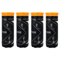 NOX Pro Titanium Padel Balls - 4 Tubes / 12 Balls