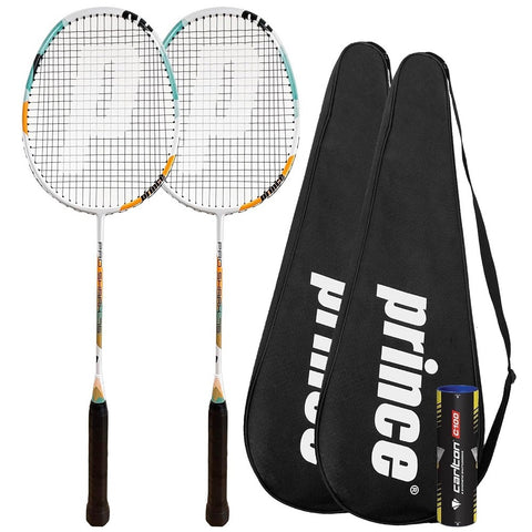 Prince Pro Shark Nano 75 Graphite Badminton Racket Set Including Shuttlecocks