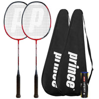 Prince Pro Warrior Nano 75 Graphite Badminton Racket Set Including Shuttlecocks