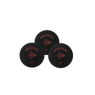 Dunlop Progress Red Dot Squash balls - 3 Pack