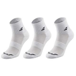 Babolat Quarter Socks - White - 3 Pairs