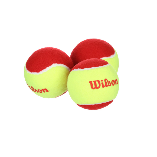 Wilson Red Starter Tennis Balls - 3 Pack – Racketworld UK