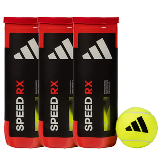 Adidas Speed RX Padel Balls - 3 Tubes (9 Balls)