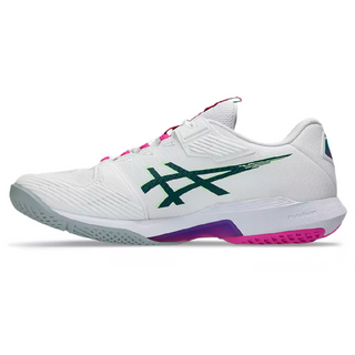 ASICS Solution Speed FF 4 Mens Tennis Shoes - White/Digital Sakura