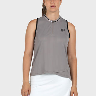Bullpadel Taila Womens Sleeveless Top - Grey
