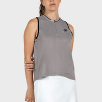 Bullpadel Taila Womens Sleeveless Top - Grey