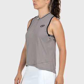 Bullpadel Taila Womens Sleeveless Top - Grey