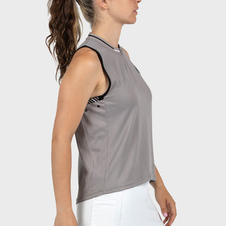 Bullpadel Taila Womens Sleeveless Top - Grey