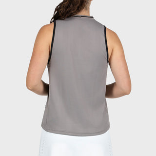 Bullpadel Taila Womens Sleeveless Top - Grey