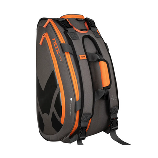 NOX AT10 Team Padel Racket Bag - Grey/Orange