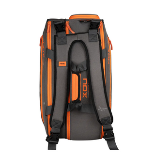 NOX AT10 Team Padel Racket Bag - Grey/Orange