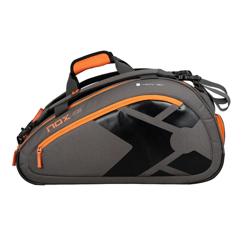 NOX AT10 Team Padel Racket Bag - Grey/Orange