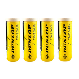 Dunlop Team Padel Balls - 1 Dozen / 12 Balls