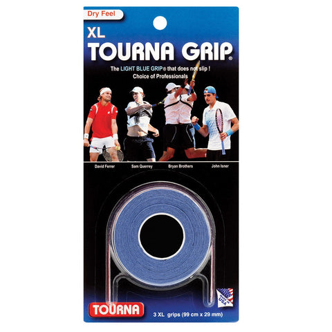 Tourna Grip XL Original Sweat Absorption Overgrip - 3 Pack
