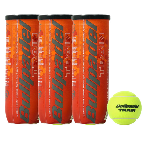 Bullpadel Train Padel Balls - 9 Balls