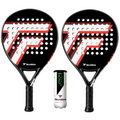 Tecnifibre Wallmaster ONE Padel Racket Twin Set - Includes 2 x Padel Rackets & 3 Padel Balls