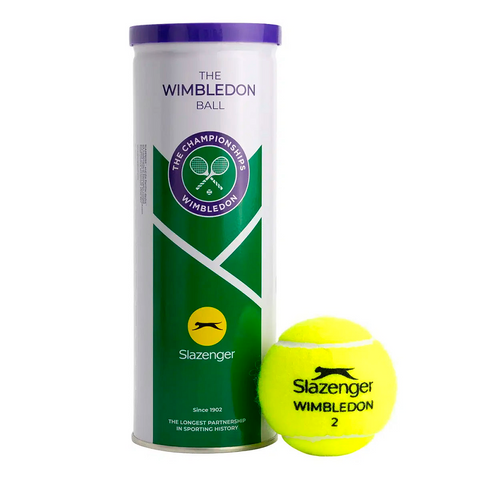 Slazenger Wimbledon Tennis Balls - 3 Ball Can