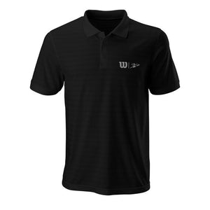 Wilson Bela Stripe II Polo Top - Black