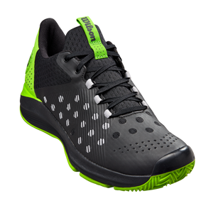 Wilson Hurakn Men's Padel Shoe - Black/ Neon Green