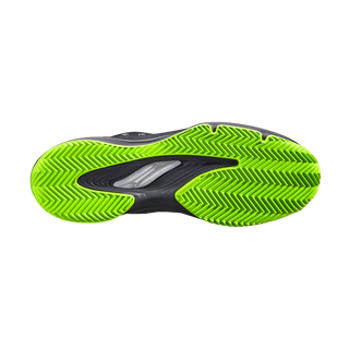 Wilson Hurakn Men's Padel Tennis Sports Shoe Trainer - Black / Neon Green