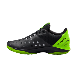 Wilson Hurakn Men's Padel Tennis Sports Shoe Trainer - Black / Neon Green