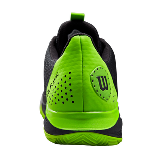 Wilson Hurakn Men's Padel Tennis Sports Shoe Trainer - Black / Neon Green